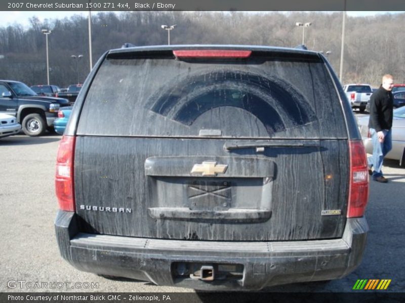 Black / Ebony 2007 Chevrolet Suburban 1500 Z71 4x4