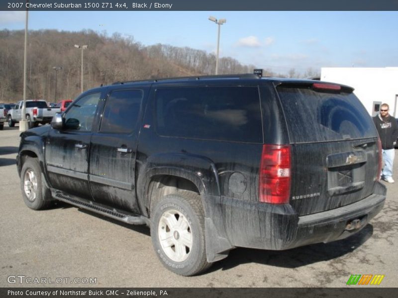 Black / Ebony 2007 Chevrolet Suburban 1500 Z71 4x4