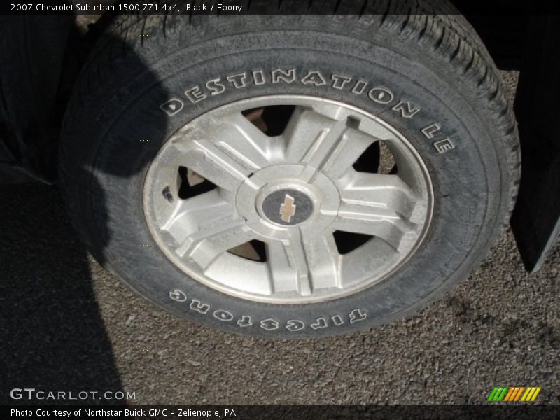Black / Ebony 2007 Chevrolet Suburban 1500 Z71 4x4