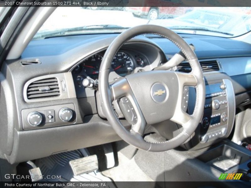 Black / Ebony 2007 Chevrolet Suburban 1500 Z71 4x4
