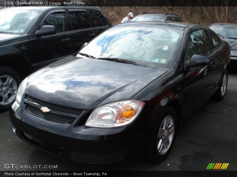 Black / Gray 2005 Chevrolet Cobalt LS Coupe