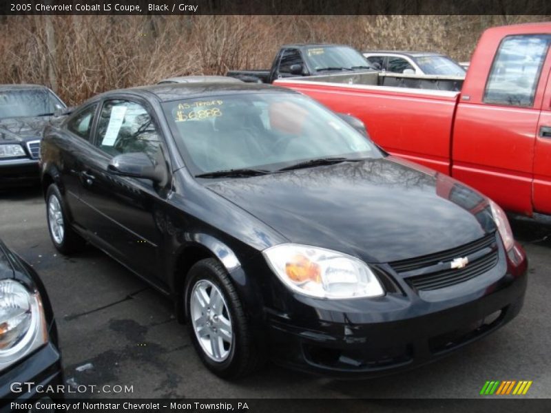 Black / Gray 2005 Chevrolet Cobalt LS Coupe