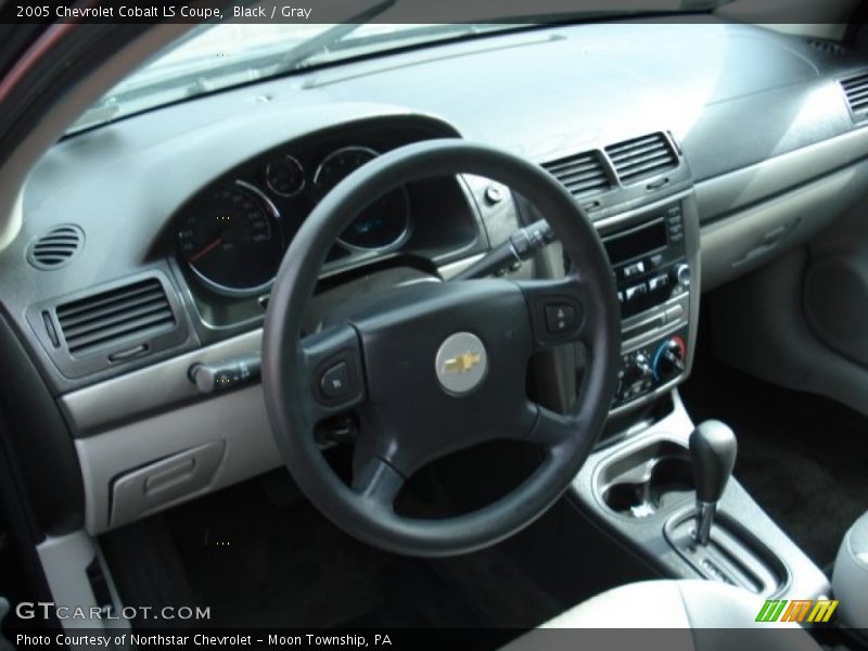 Black / Gray 2005 Chevrolet Cobalt LS Coupe