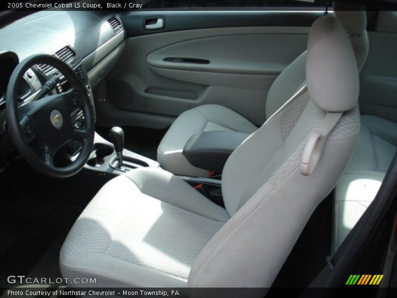Black / Gray 2005 Chevrolet Cobalt LS Coupe