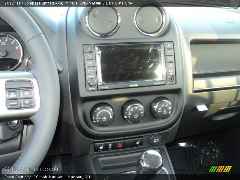 Mineral Gray Metallic / Dark Slate Gray 2012 Jeep Compass Limited 4x4