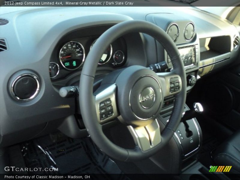 Mineral Gray Metallic / Dark Slate Gray 2012 Jeep Compass Limited 4x4