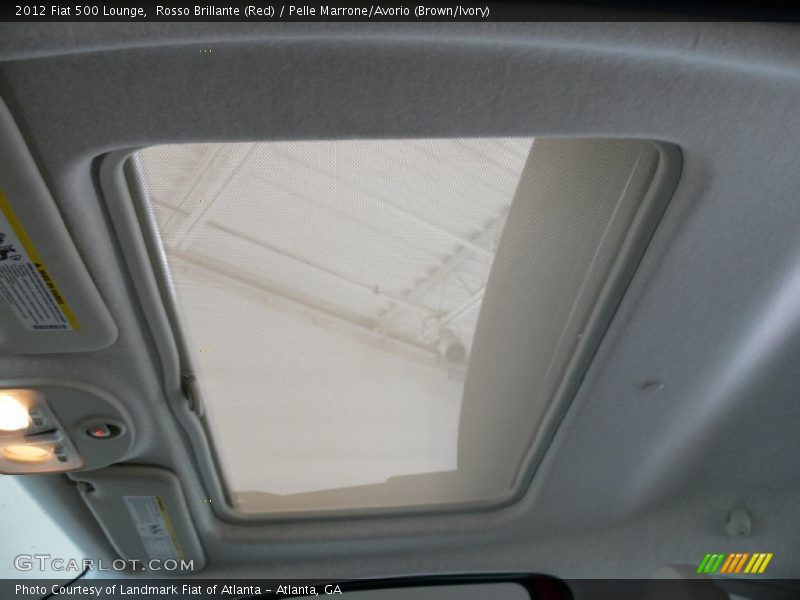 Sunroof of 2012 500 Lounge