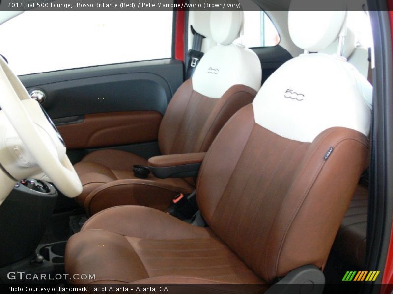 Front Seat of 2012 500 Lounge