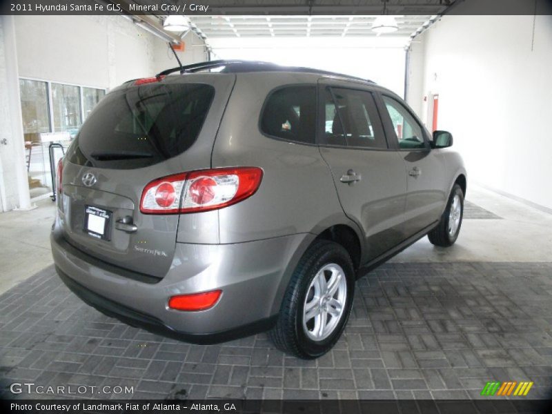 Mineral Gray / Gray 2011 Hyundai Santa Fe GLS