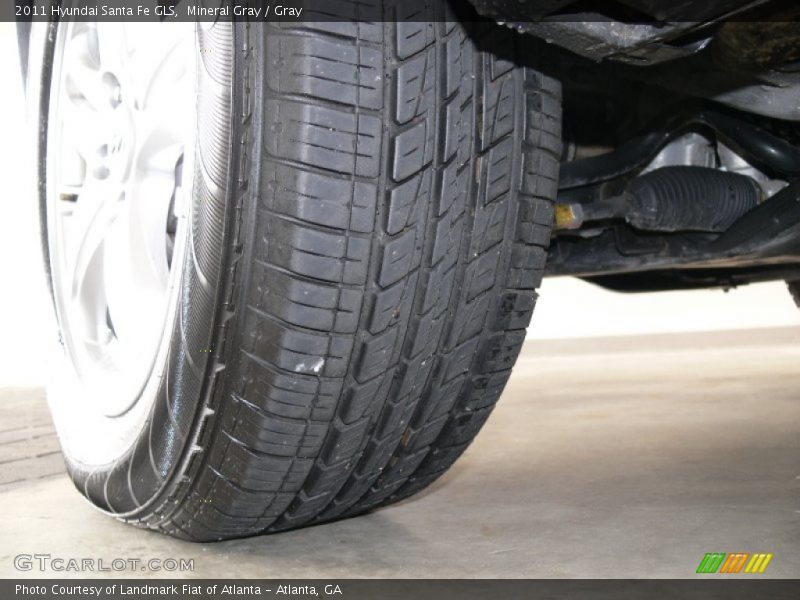 Mineral Gray / Gray 2011 Hyundai Santa Fe GLS