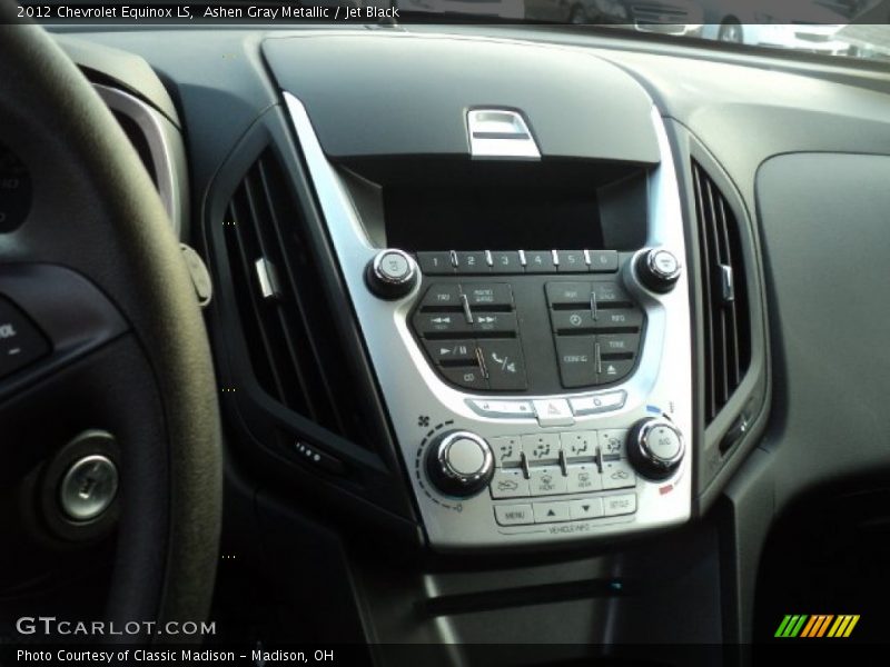 Ashen Gray Metallic / Jet Black 2012 Chevrolet Equinox LS