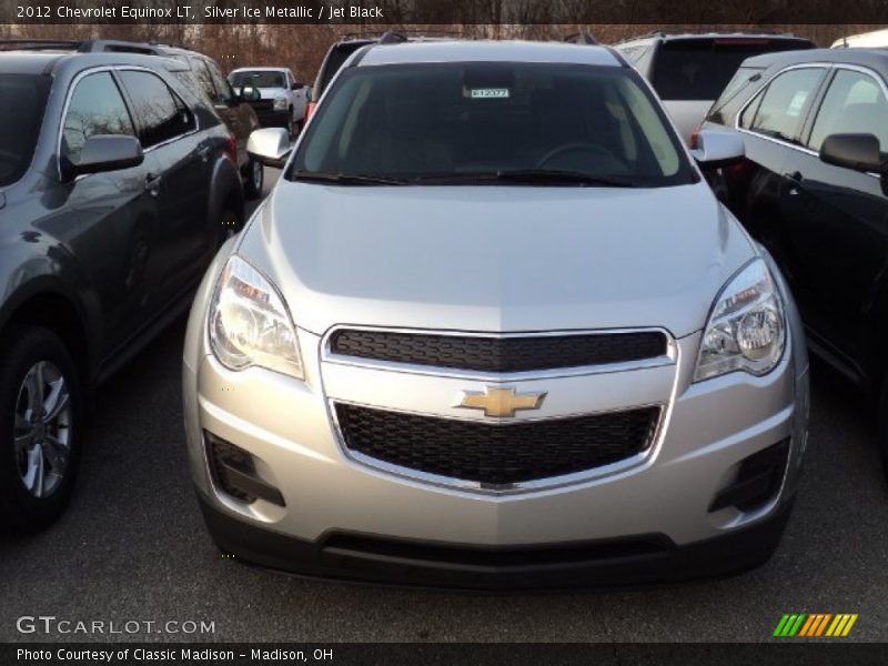 Silver Ice Metallic / Jet Black 2012 Chevrolet Equinox LT
