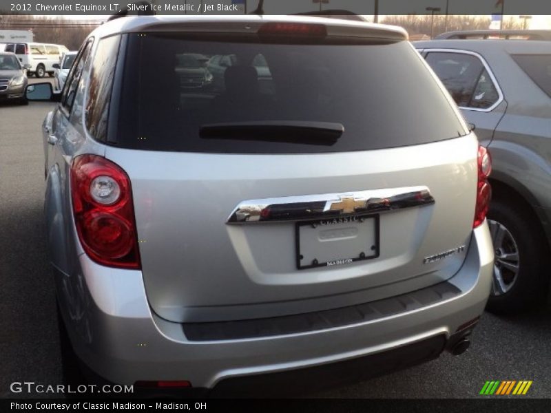 Silver Ice Metallic / Jet Black 2012 Chevrolet Equinox LT