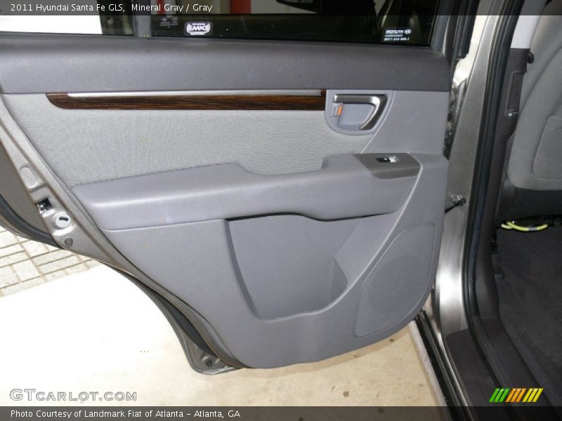 Mineral Gray / Gray 2011 Hyundai Santa Fe GLS