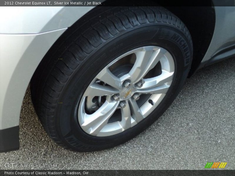 Silver Ice Metallic / Jet Black 2012 Chevrolet Equinox LT