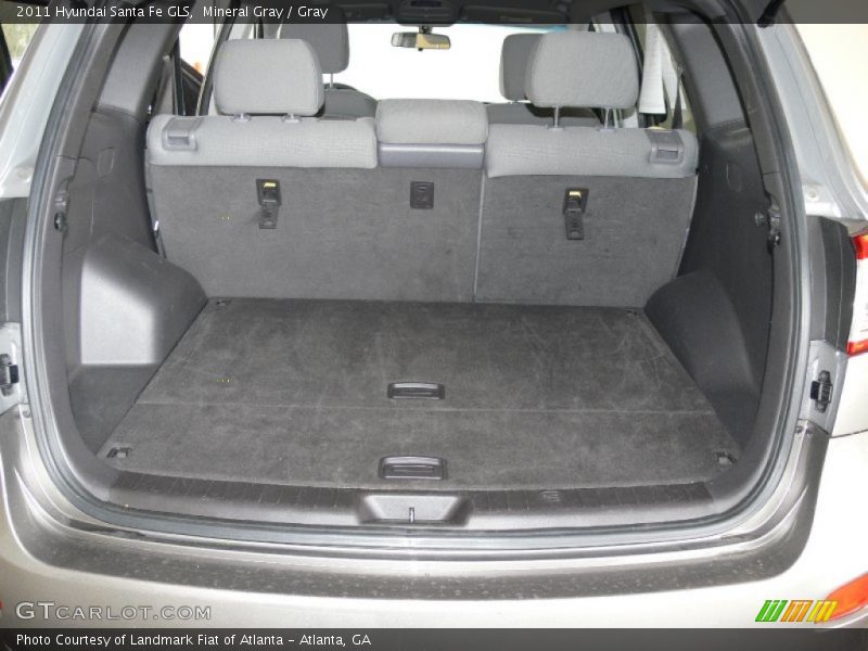 Mineral Gray / Gray 2011 Hyundai Santa Fe GLS