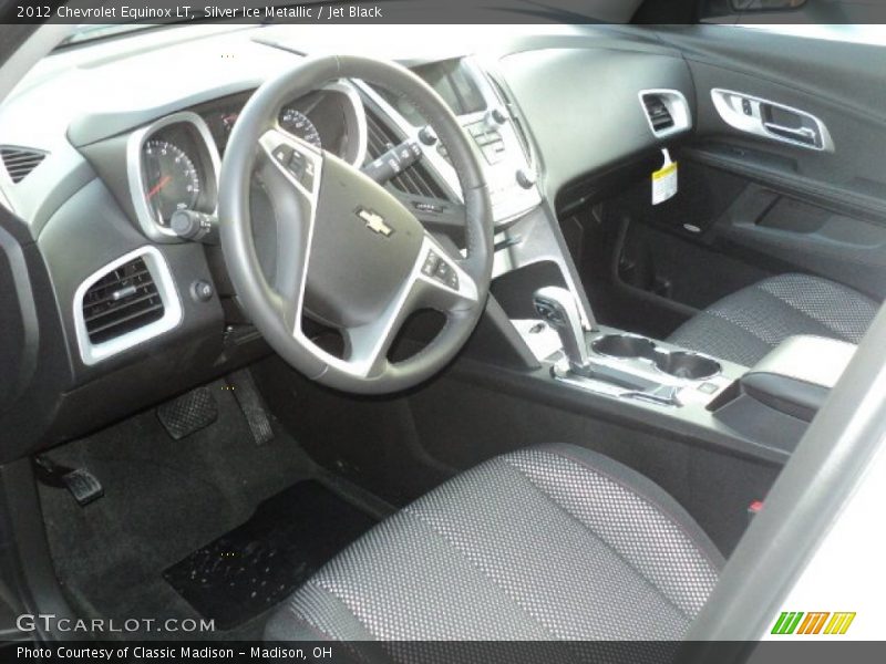 Silver Ice Metallic / Jet Black 2012 Chevrolet Equinox LT