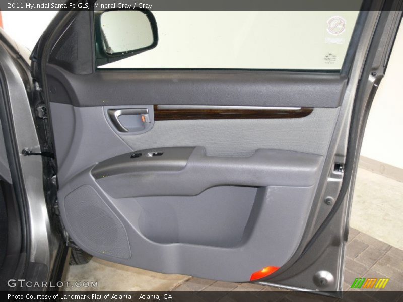 Mineral Gray / Gray 2011 Hyundai Santa Fe GLS