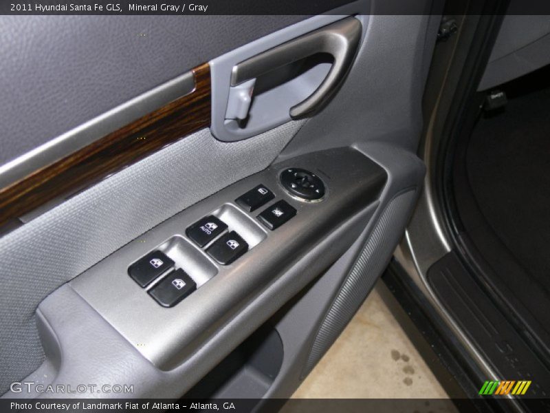 Mineral Gray / Gray 2011 Hyundai Santa Fe GLS