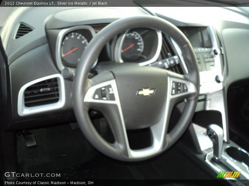Silver Ice Metallic / Jet Black 2012 Chevrolet Equinox LT