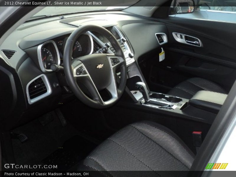Silver Ice Metallic / Jet Black 2012 Chevrolet Equinox LT