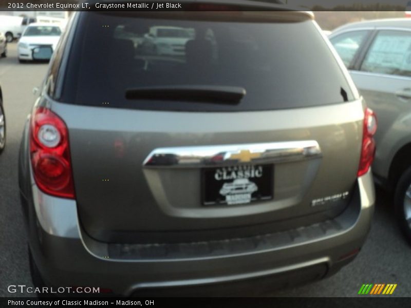 Graystone Metallic / Jet Black 2012 Chevrolet Equinox LT