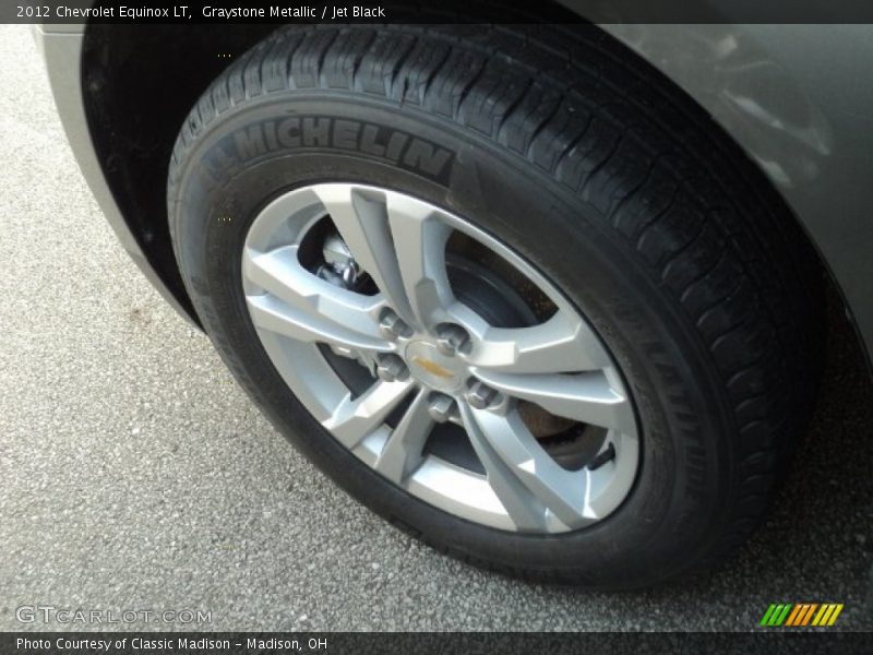 Graystone Metallic / Jet Black 2012 Chevrolet Equinox LT