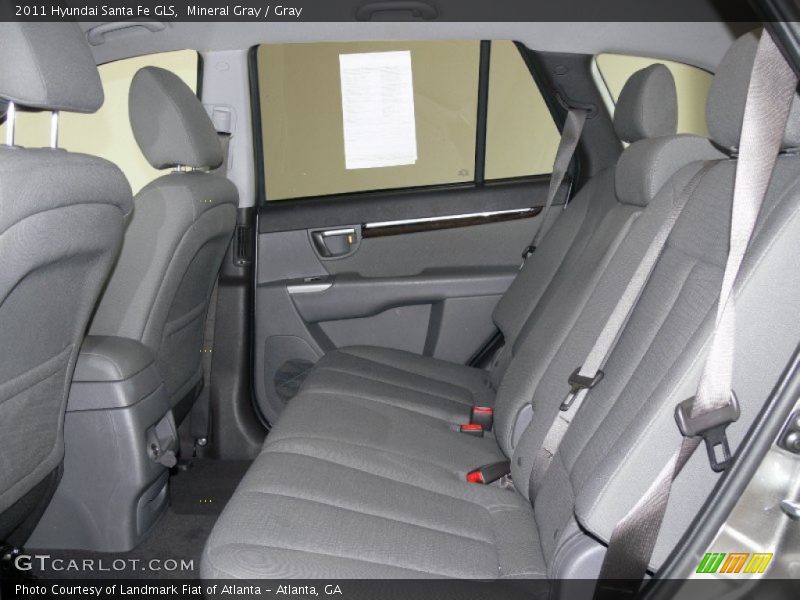 Mineral Gray / Gray 2011 Hyundai Santa Fe GLS