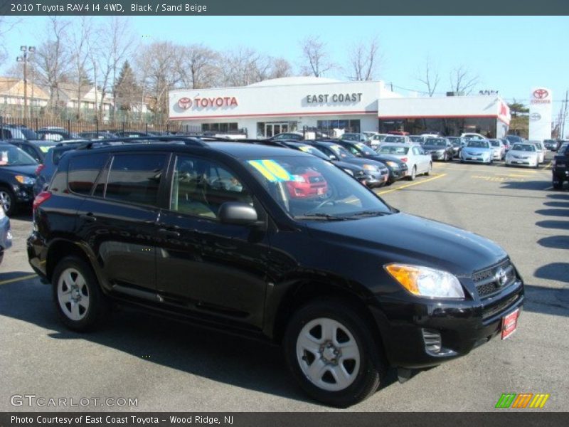Black / Sand Beige 2010 Toyota RAV4 I4 4WD