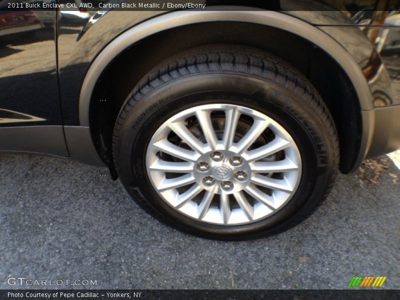 Carbon Black Metallic / Ebony/Ebony 2011 Buick Enclave CXL AWD