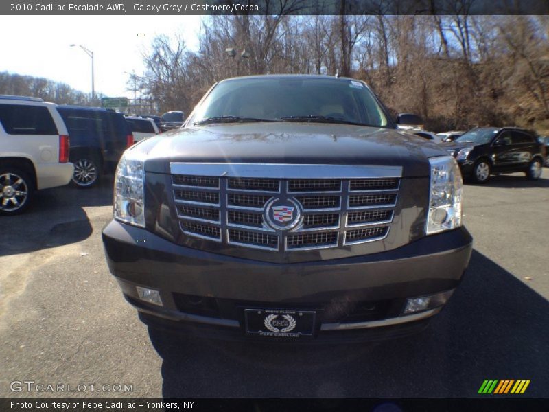 Galaxy Gray / Cashmere/Cocoa 2010 Cadillac Escalade AWD