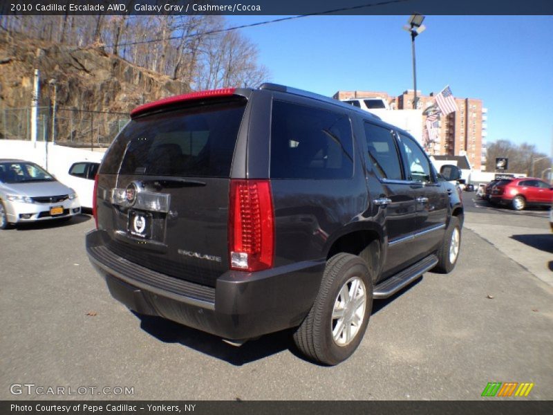 Galaxy Gray / Cashmere/Cocoa 2010 Cadillac Escalade AWD