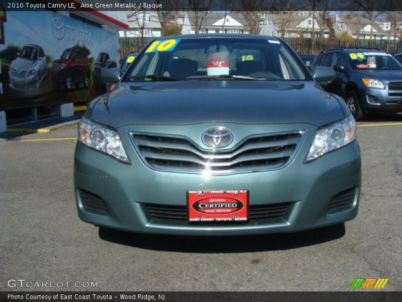 Aloe Green Metallic / Bisque 2010 Toyota Camry LE