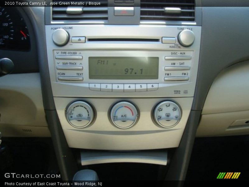 Aloe Green Metallic / Bisque 2010 Toyota Camry LE