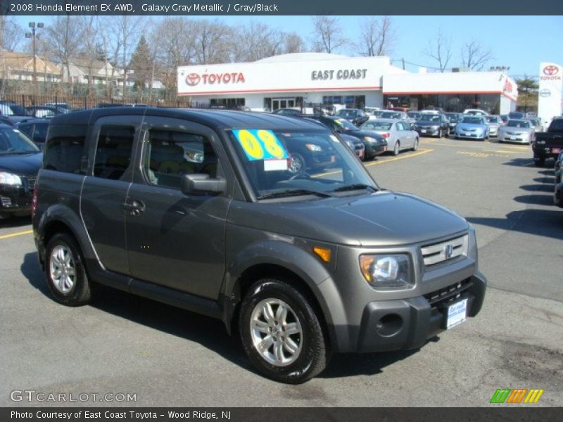 Galaxy Gray Metallic / Gray/Black 2008 Honda Element EX AWD