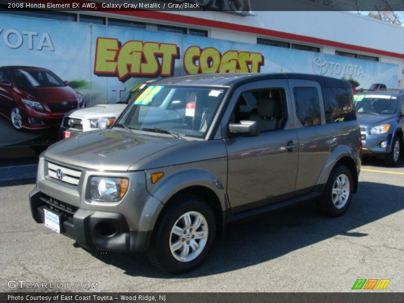 Galaxy Gray Metallic / Gray/Black 2008 Honda Element EX AWD