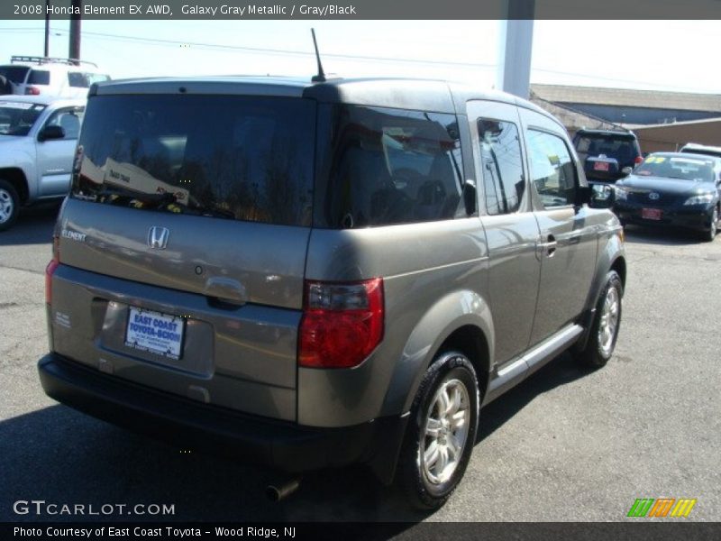 Galaxy Gray Metallic / Gray/Black 2008 Honda Element EX AWD