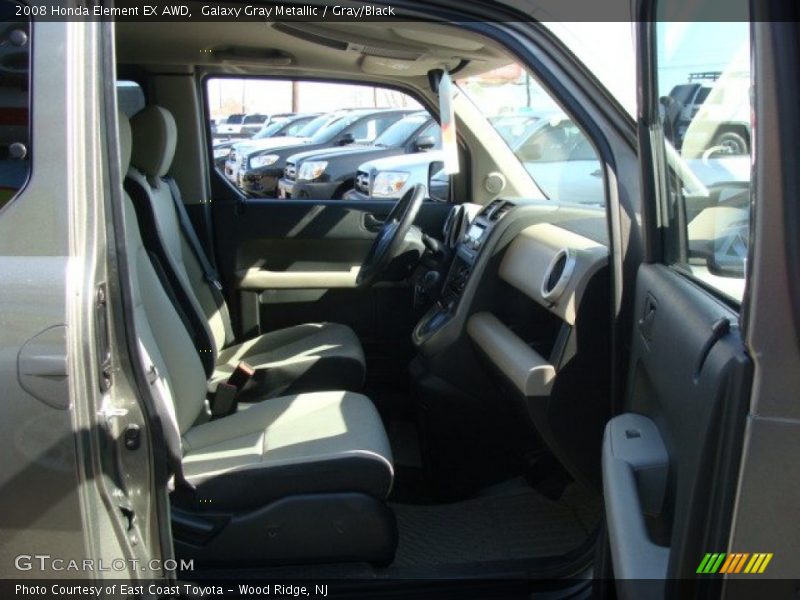 Galaxy Gray Metallic / Gray/Black 2008 Honda Element EX AWD
