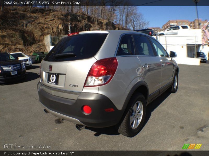 Silver Pearl / Gray 2008 Saturn VUE XE 3.5 AWD