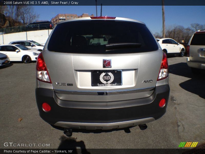 Silver Pearl / Gray 2008 Saturn VUE XE 3.5 AWD