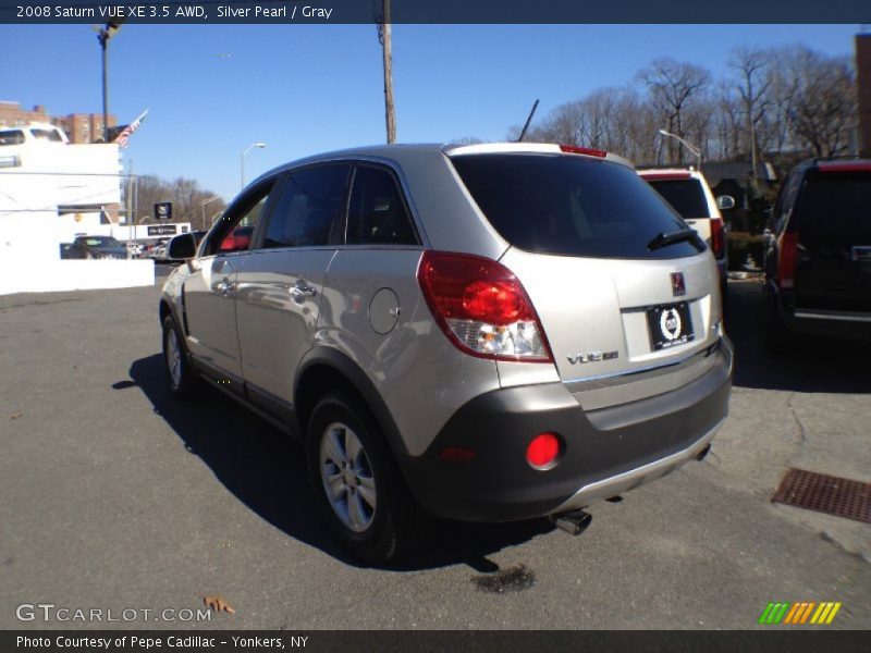 Silver Pearl / Gray 2008 Saturn VUE XE 3.5 AWD