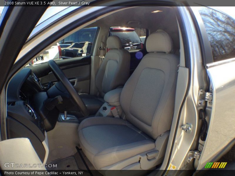 Silver Pearl / Gray 2008 Saturn VUE XE 3.5 AWD