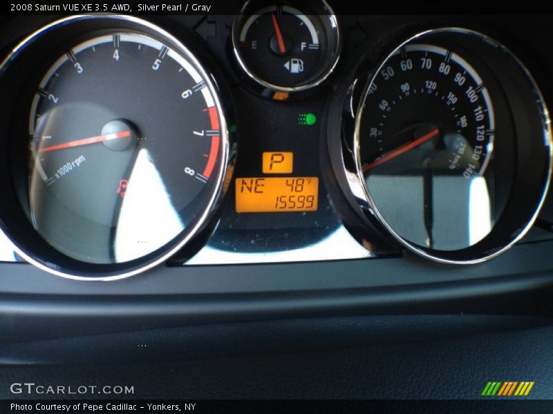 Silver Pearl / Gray 2008 Saturn VUE XE 3.5 AWD