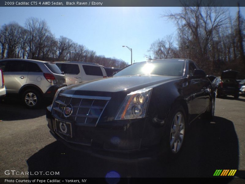 Black Raven / Ebony 2009 Cadillac CTS 4 AWD Sedan