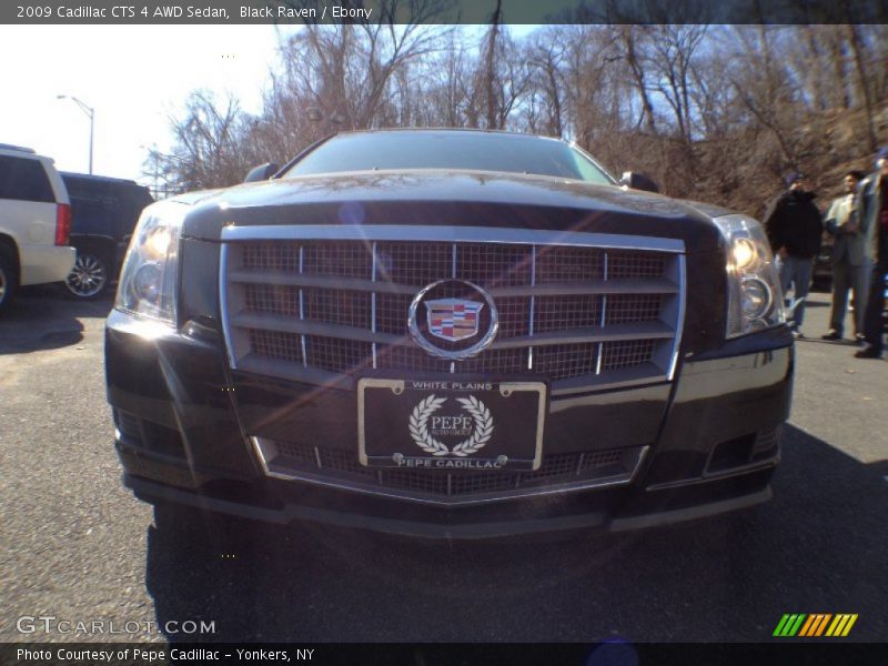 Black Raven / Ebony 2009 Cadillac CTS 4 AWD Sedan