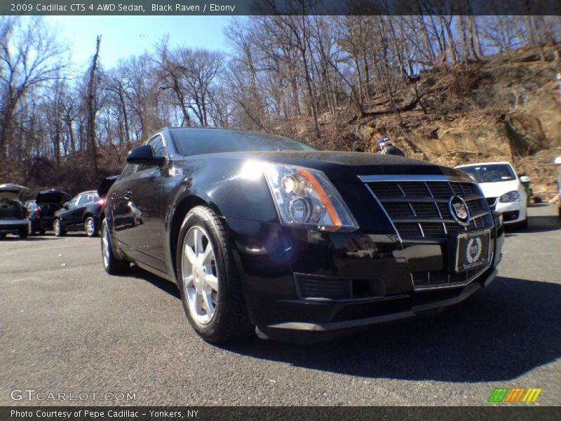 Black Raven / Ebony 2009 Cadillac CTS 4 AWD Sedan