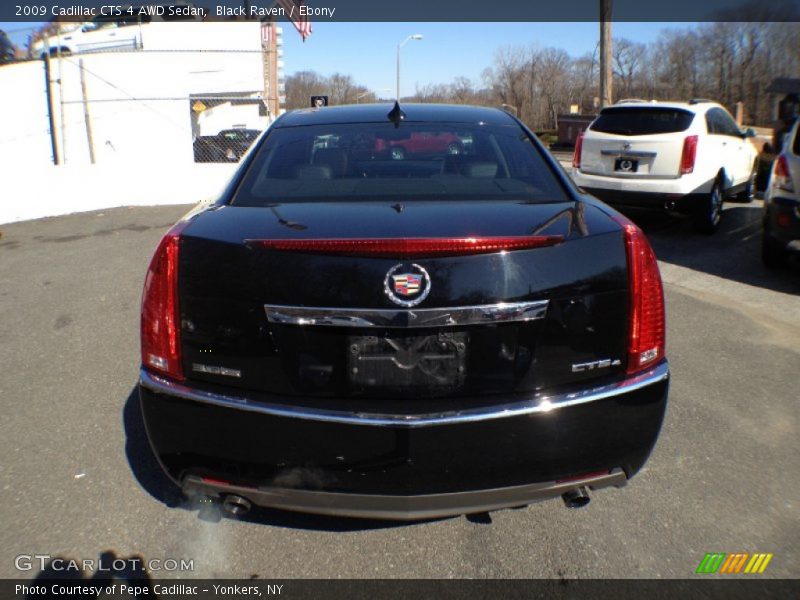 Black Raven / Ebony 2009 Cadillac CTS 4 AWD Sedan