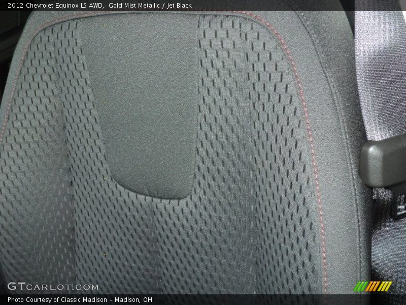 Gold Mist Metallic / Jet Black 2012 Chevrolet Equinox LS AWD