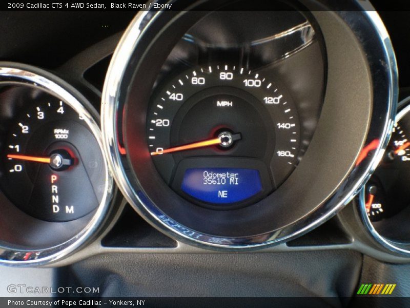 Black Raven / Ebony 2009 Cadillac CTS 4 AWD Sedan