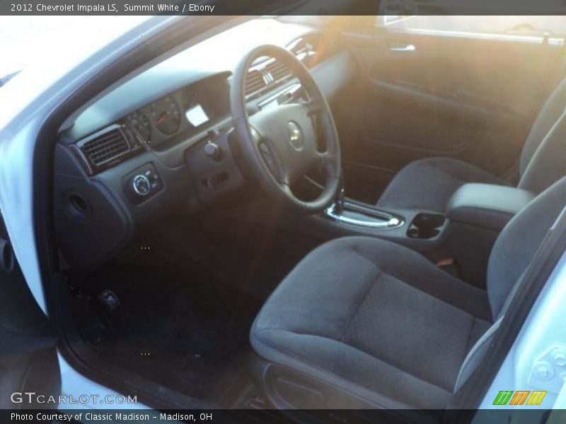 Summit White / Ebony 2012 Chevrolet Impala LS